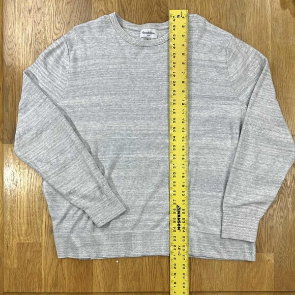 Goodfellow & Co Gray Long Sleeve Crewneck Sweater - Picture 5 of 11